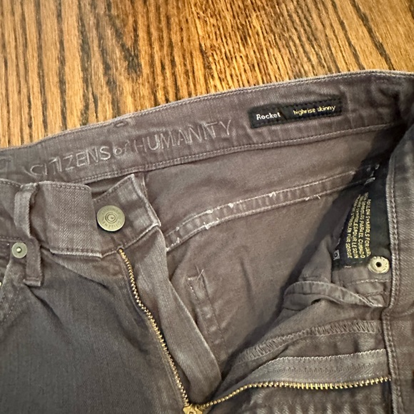 CITIZEN OF HUMANITY SKINNY HIGH RISE JEANS - Picture 3 of 9